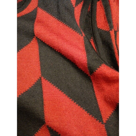 Talbots 2/Set Burgundy/ Black Wool Zip Up Sweater W/TANK LG-Made In Italy($200.) - Picture 14 of 16